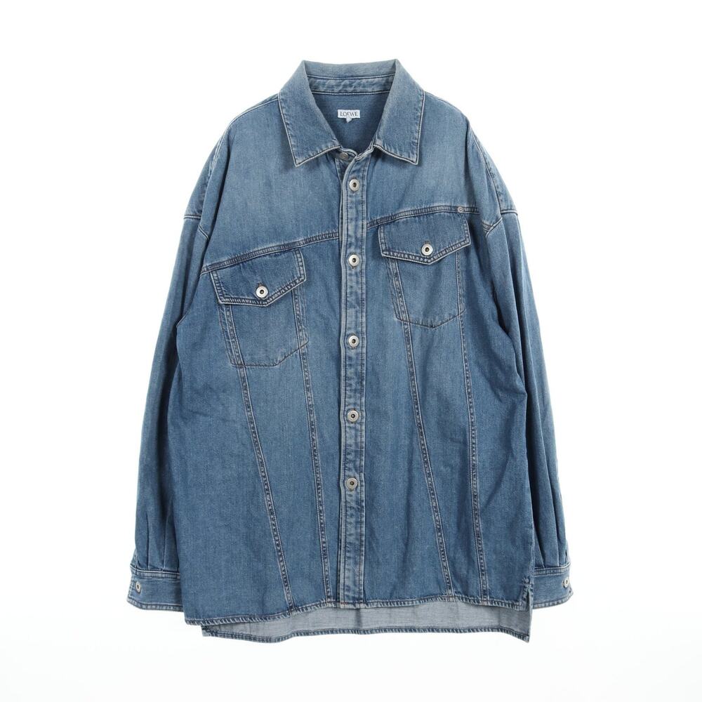 Loewe Asymmetrical Denim Jacket Size 44